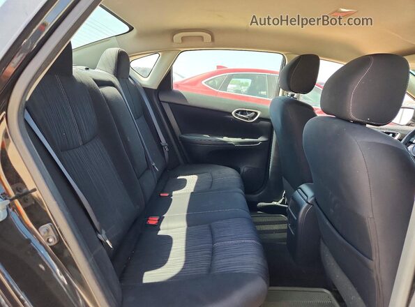 3N1AB7AP8HY350564 2017 NISSAN SENTRA Black Rear seats view