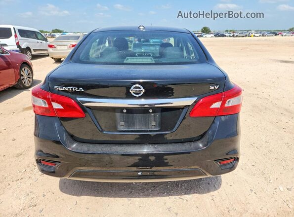 3N1AB7AP8HY350564 2017 NISSAN SENTRA Black Rear view