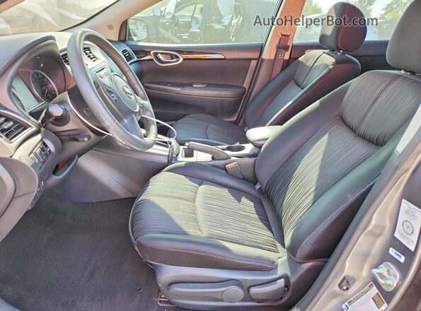 3N1AB7AP8HY355540 2017 NISSAN SENTRA Gray წინა სალონის ხედი