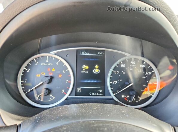 3N1AB7AP8HY355540 2017 NISSAN SENTRA Gray ხელსაწყოთა პანელის ხედი