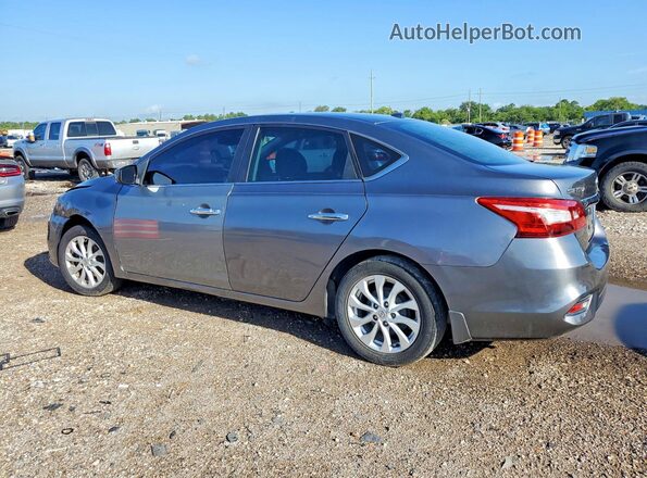 3N1AB7AP8HY357708 2017 NISSAN SENTRA Серебряный Задняя левая четверть