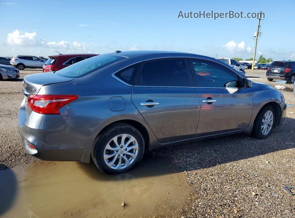 3N1AB7AP8HY357708 2017 NISSAN SENTRA Серебряный Задняя правая четверть