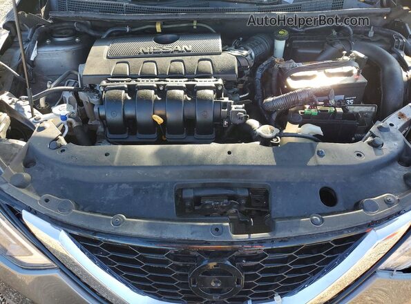 3N1AB7AP8HY357708 2017 NISSAN SENTRA Серебряный Вид задней части салона