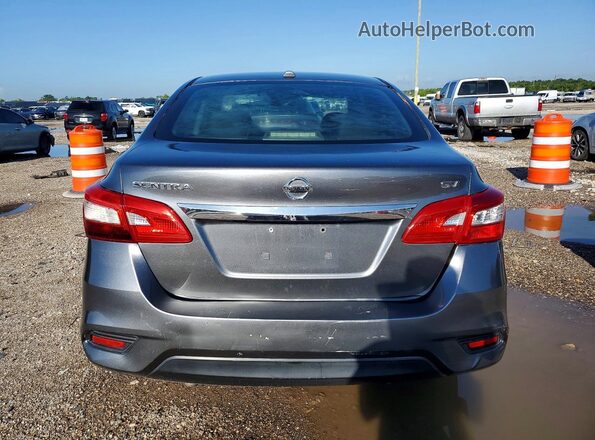 3N1AB7AP8HY357708 2017 NISSAN SENTRA Серебряный Вид сзади