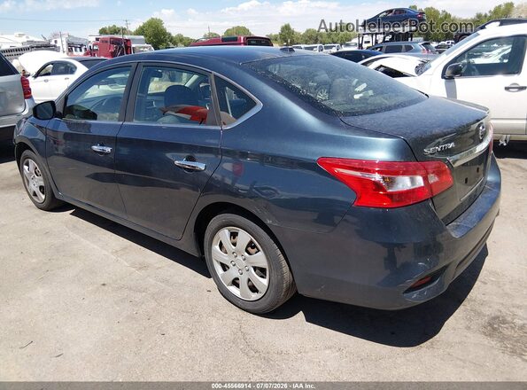 3N1AB7AP8HY359538 2017 NISSAN SENTRA Blue Rear left