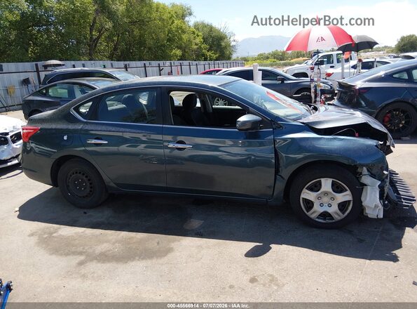 3N1AB7AP8HY359538 2017 NISSAN SENTRA Blue 360 interior view