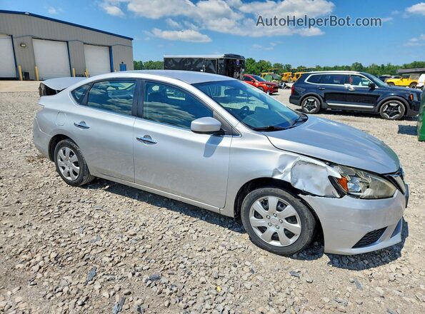 3N1AB7AP8HY363413 2017 NISSAN SENTRA Silver წინა მარჯვენა
