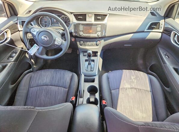 3N1AB7AP8HY363413 2017 NISSAN SENTRA Silver წინა პანელის ხედი