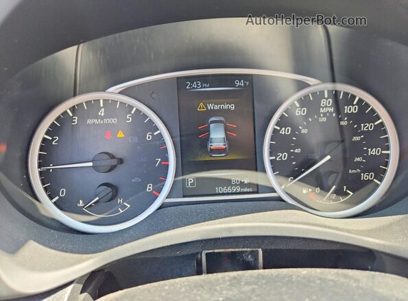 3N1AB7AP8HY363413 2017 NISSAN SENTRA Silver ხელსაწყოთა პანელის ხედი