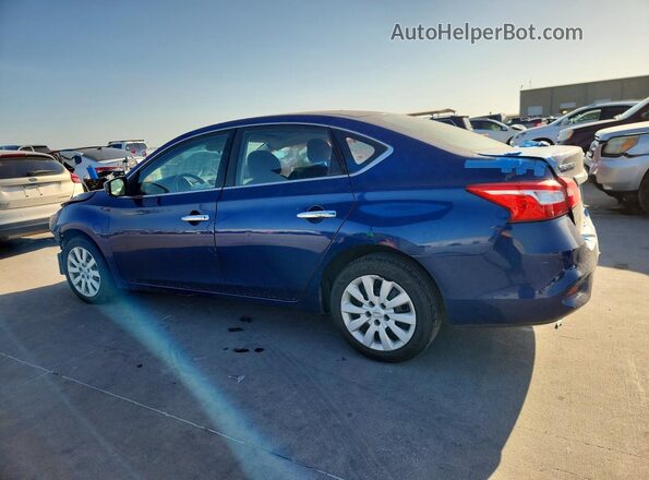 3N1AB7AP8HY388716 2017 NISSAN SENTRA Blue უკანა მარცხენა