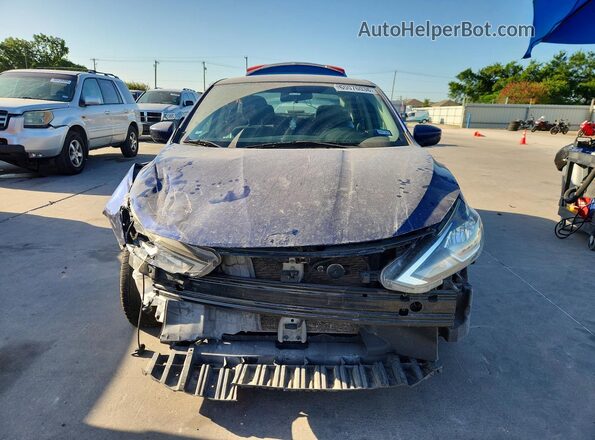 3N1AB7AP8HY388716 2017 NISSAN SENTRA Blue წინა ხედი