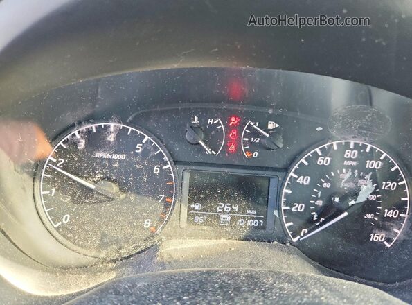 3N1AB7AP8HY388716 2017 NISSAN SENTRA Blue ხელსაწყოთა პანელის ხედი