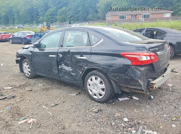 3N1AB7AP8HY389056 2017 NISSAN SENTRA Black Задня ліва чверть