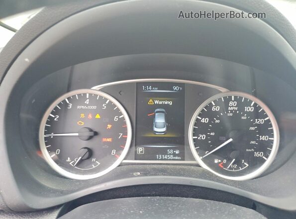 3N1AB7AP8HY389056 2017 NISSAN SENTRA Black Вид щитка приладів
