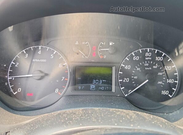3N1AB7AP8HY396329 2017 NISSAN SENTRA Silver Widok zestawu wskaźników