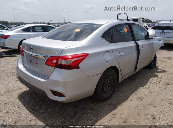 3N1AB7AP8HY400041 2017 NISSAN SENTRA Silver Trasero derecho