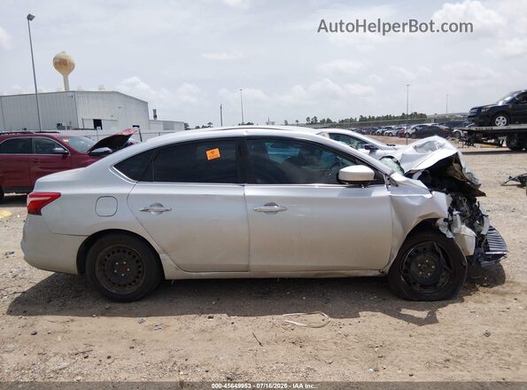 3N1AB7AP8HY400041 2017 NISSAN SENTRA Silver Vista del cuadro de instrumentos