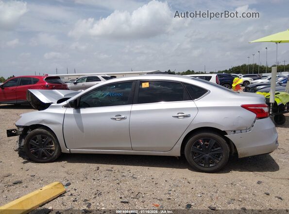 3N1AB7AP8HY400041 2017 NISSAN SENTRA Silver Vista interior trasera