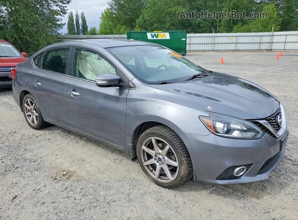 3N1AB7AP8HY409211 2017 NISSAN SENTRA Серый Передняя правая четверть