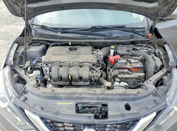 3N1AB7AP8HY409211 2017 NISSAN SENTRA Серый Вид задней части салона