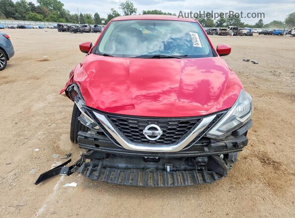 3N1AB7AP8JL616880 2018 NISSAN SENTRA Red Widok z przodu