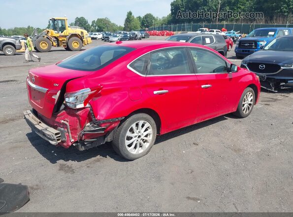 3N1AB7AP8JL617513 2018 NISSAN SENTRA Red უკანა მარჯვენა