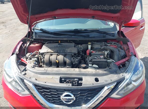 3N1AB7AP8JL617513 2018 NISSAN SENTRA Red უკანა ხედი
