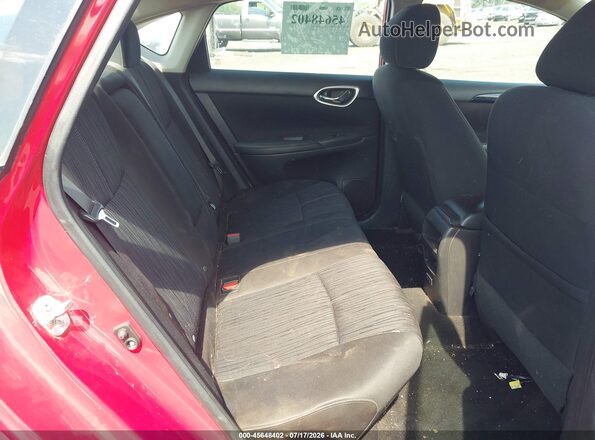 3N1AB7AP8JL617513 2018 NISSAN SENTRA Red VIN კოდის სტიკერის ხედი