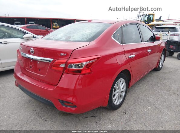 3N1AB7AP8JL627362 2018 NISSAN SENTRA Red Հետևի աջ