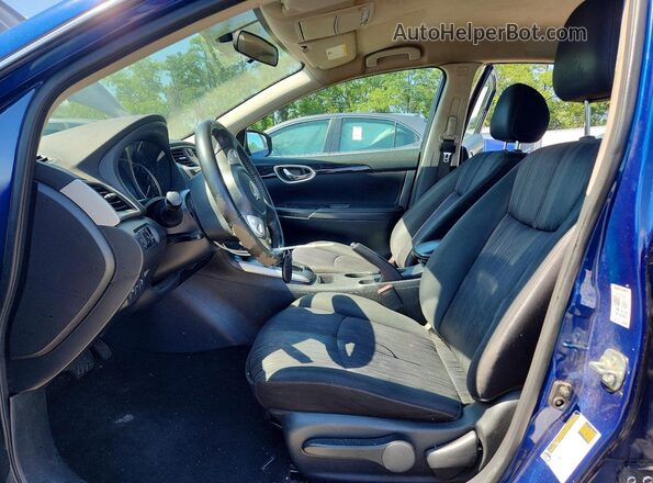 3N1AB7AP8JL651662 2018 NISSAN SENTRA Blue Vista interior delantera