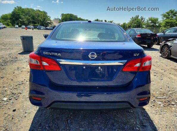 3N1AB7AP8JL651662 2018 NISSAN SENTRA Blue Vista trasera