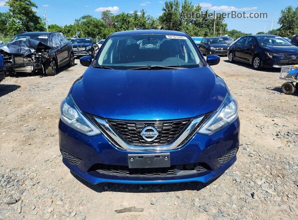 3N1AB7AP8JL651662 2018 NISSAN SENTRA Blue Vista frontal