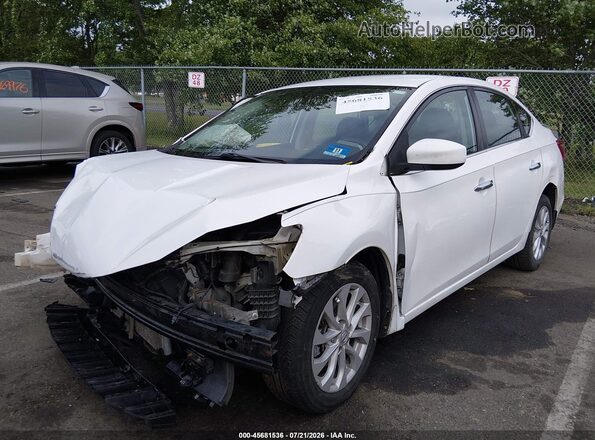 3N1AB7AP8JL662578 2018 NISSAN SENTRA White Передня ліва чверть