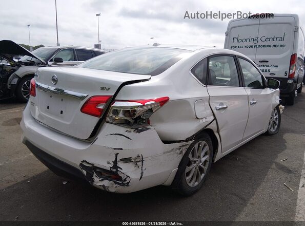 3N1AB7AP8JL662578 2018 NISSAN SENTRA White Задня права чверть