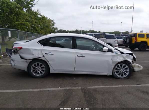 3N1AB7AP8JL662578 2018 NISSAN SENTRA White Вид задньої частини салону