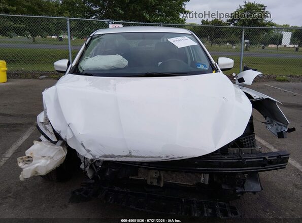 3N1AB7AP8JL662578 2018 NISSAN SENTRA White Вид щитка приладів