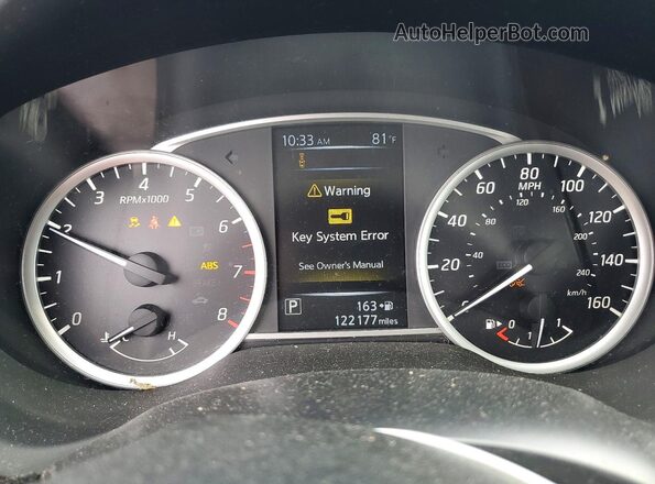 3N1AB7AP8JY224159 2018 NISSAN SENTRA Black ხელსაწყოთა პანელის ხედი