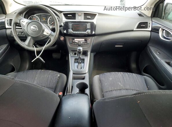 3N1AB7AP8JY224159 2018 NISSAN SENTRA Black წინა პანელის ხედი
