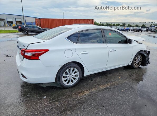 3N1AB7AP8JY226185 2018 NISSAN SENTRA White Задня права чверть