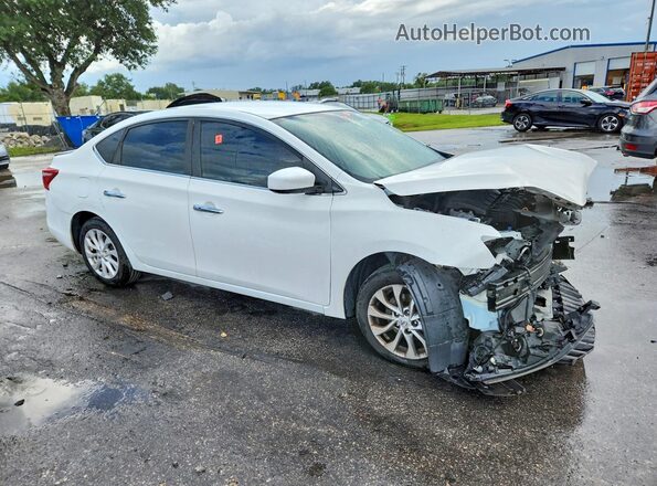 3N1AB7AP8JY226185 2018 NISSAN SENTRA White Передня права чверть
