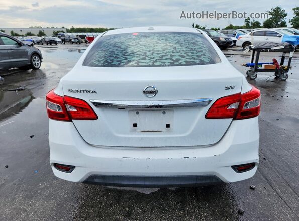 3N1AB7AP8JY226185 2018 NISSAN SENTRA White Вид ззаду