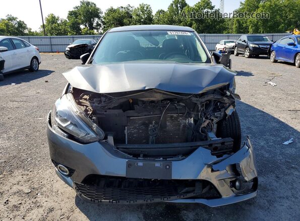 3N1AB7AP8JY230236 2018 NISSAN SENTRA Серый Вид спереди