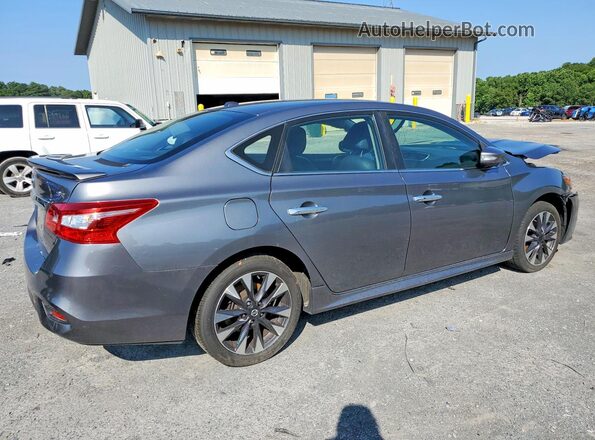 3N1AB7AP8JY230236 2018 NISSAN SENTRA Серый Задняя правая четверть