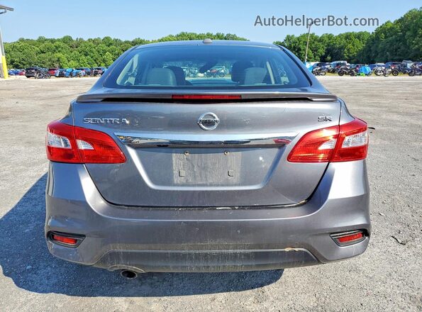 3N1AB7AP8JY230236 2018 NISSAN SENTRA Серый Вид сзади