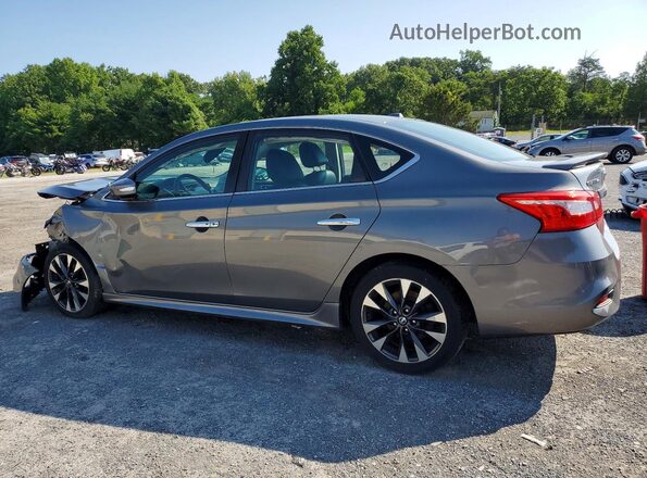 3N1AB7AP8JY230236 2018 NISSAN SENTRA Серый Задняя левая четверть