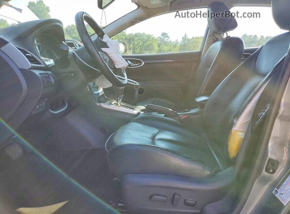 3N1AB7AP8JY230236 2018 NISSAN SENTRA Серый Вид салона спереди
