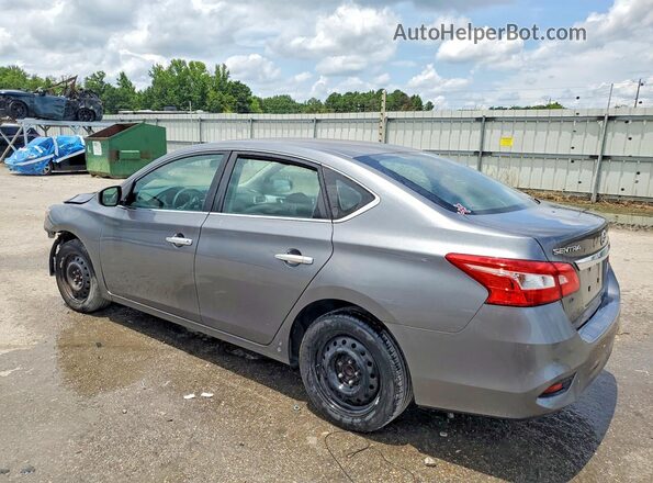 3N1AB7AP8JY240202 2018 NISSAN SENTRA Серый Задняя левая четверть