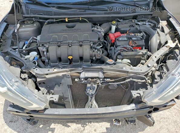 3N1AB7AP8JY240202 2018 NISSAN SENTRA Серый Вид задней части салона