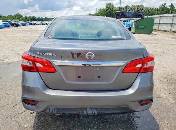 3N1AB7AP8JY240202 2018 NISSAN SENTRA Серый Вид сзади