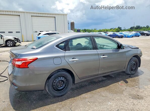 3N1AB7AP8JY240202 2018 NISSAN SENTRA Серый Задняя правая четверть